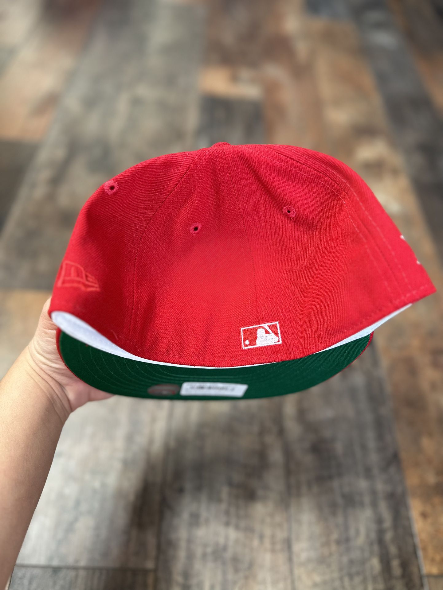 Placid 5-Panel Hat (Red/Green) – Pure Adirondacks