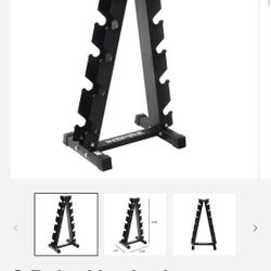 Open Box Inspire Fitness 6 Pair Vertical Dumbbell Rack--