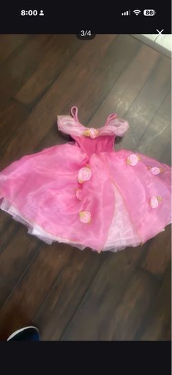 Girls Pink Princess Dress Costume