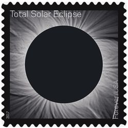 RARE Picture changing eclipse Forever Stamps for collectors