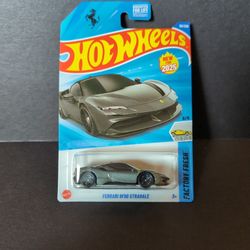 Hot Wheels Factory Fresh Grey Ferrari SF 90 Stradale 
