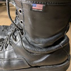 Danner 69110 Fort Lewis Combat Gore-Tex Black Leather Boots size 9D