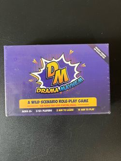 Drama Mayhem Party Game Cards Funny Charades Role Play For Adults & Kids New