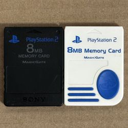 PS2 OEM Memory Card Lot