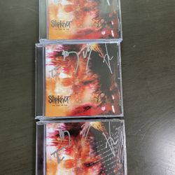 Slipknot The End, So Far Signed CDs (3)