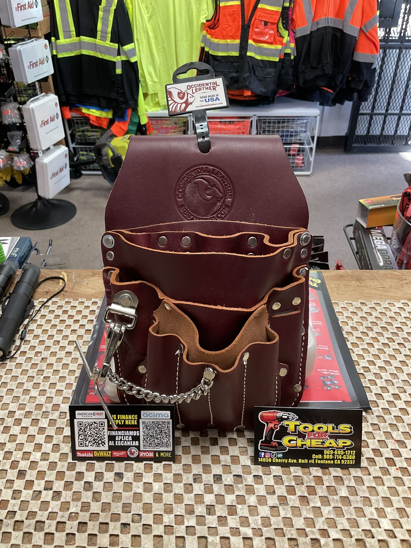 OCCIDENTAL LEATHER 5049 Telecom Pouch