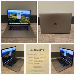 16gb, 500GB, 2.4ghz 8-Core i9 - PERFECT 2019 16” MacBook Pro W/ Applecare+, Office, Logic
