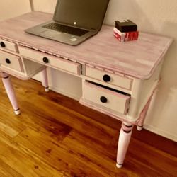 Desk Writing Table Reception Desk Hollywood Regency Style 
