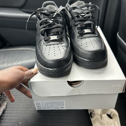 black air force 1s 