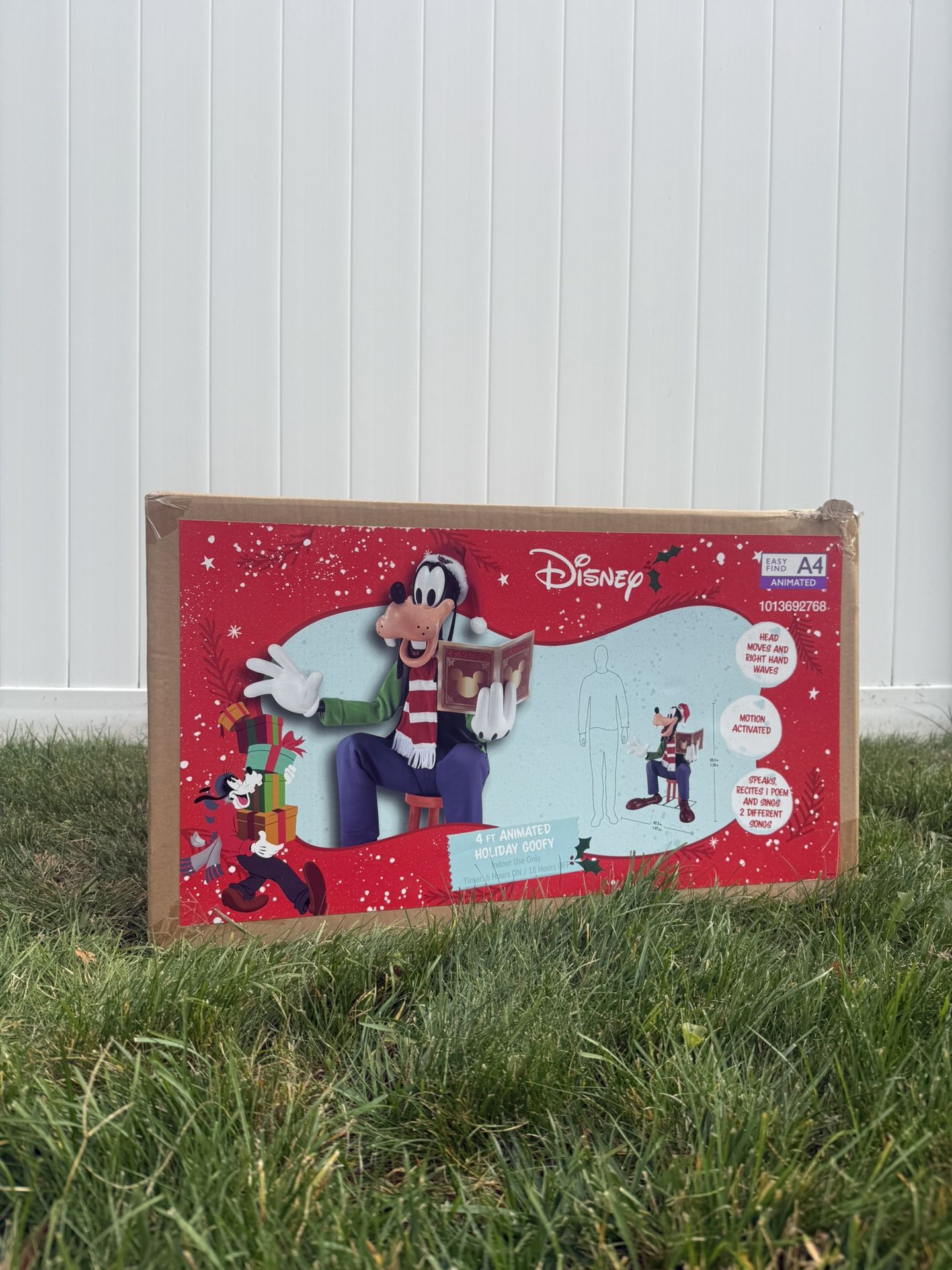 4 ft. Animated Holiday Goofy