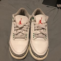 Air Jordan 3 – White/Green – Size 6.5 In Woman’s 
