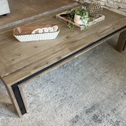 Living Spaces Rectangle Coffee Table 