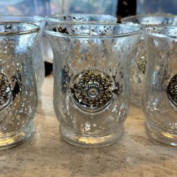 Set Of 6 - Vintage silver Candle Holders