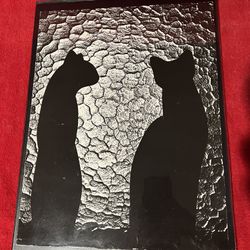 Rochelt Design Black Cat Silhouette Art Home Decor