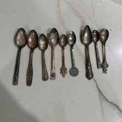 Antique Spoons, Possible Silver
