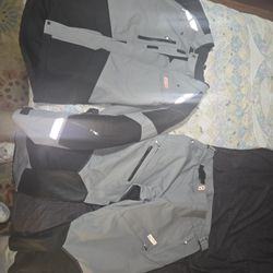MSR Rain Gear Gray Black Jacket 2xL Pants 38T