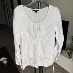 Style & Co. Women's 100% Linen Blouse