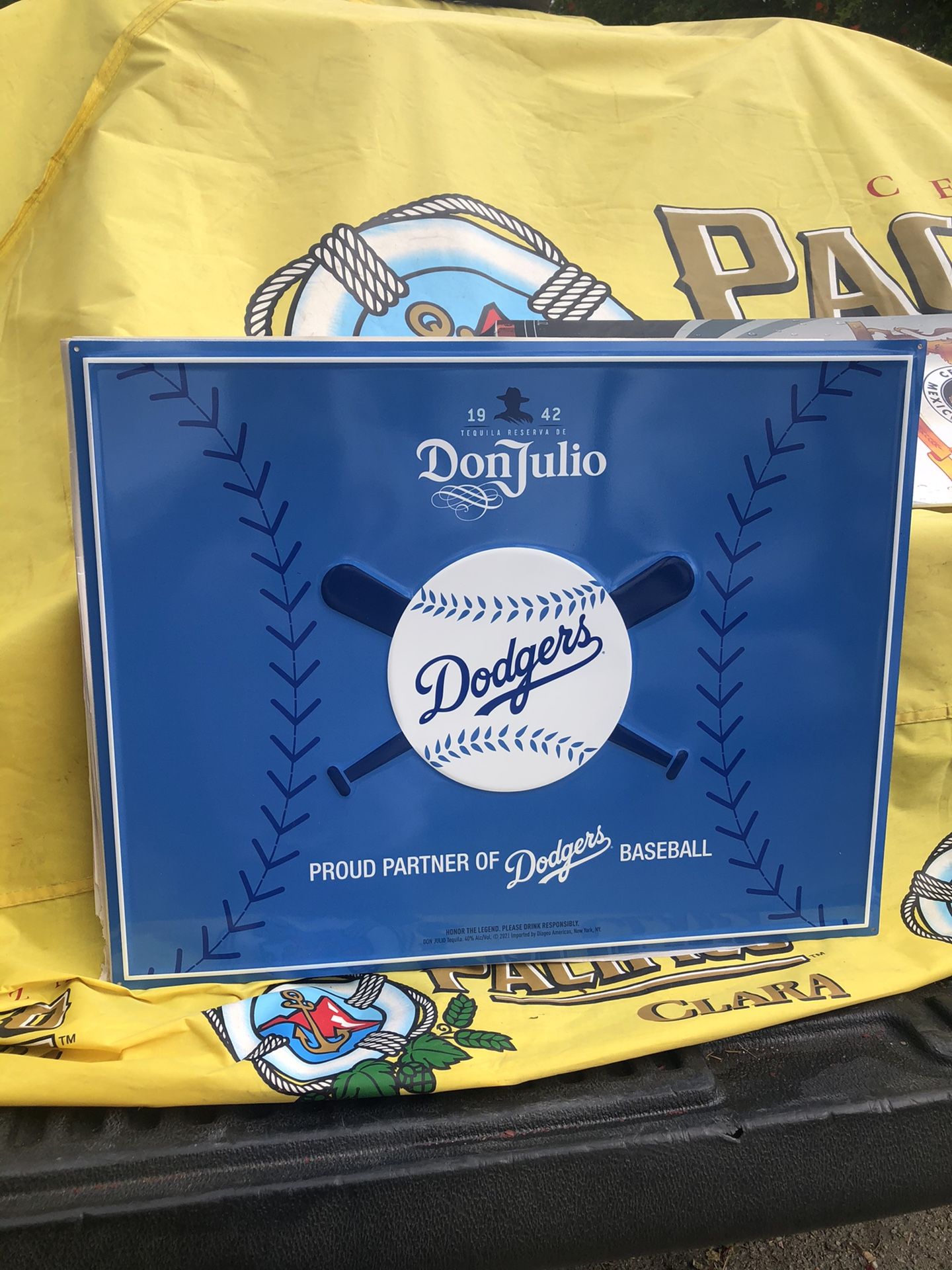 Don Julio Dodgers Tin Sign 