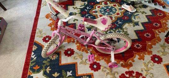 Huffy girls cycle with trainers