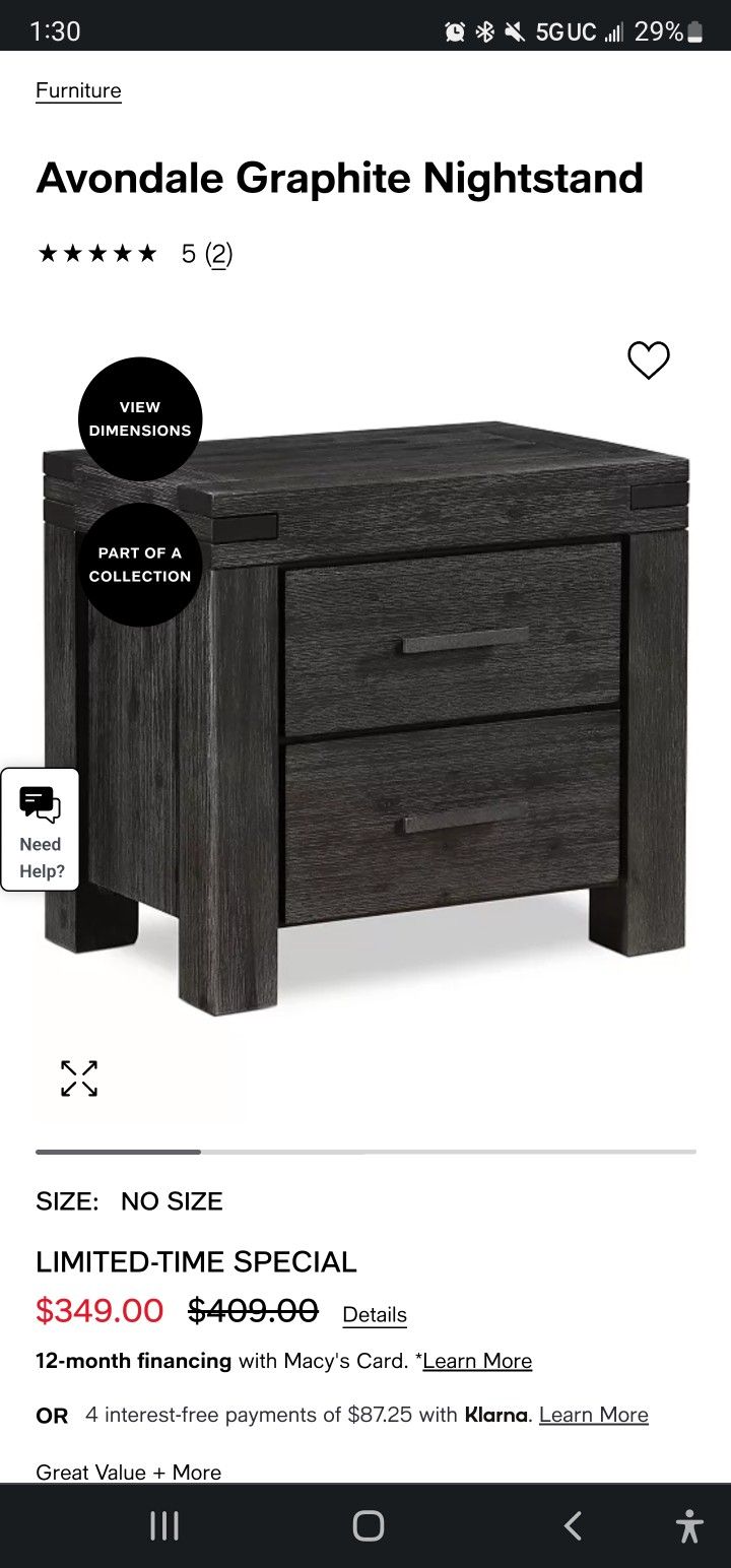 Avondale MACYS queen Bed 5 Set for Sale in Miami Gardens, FL OfferUp