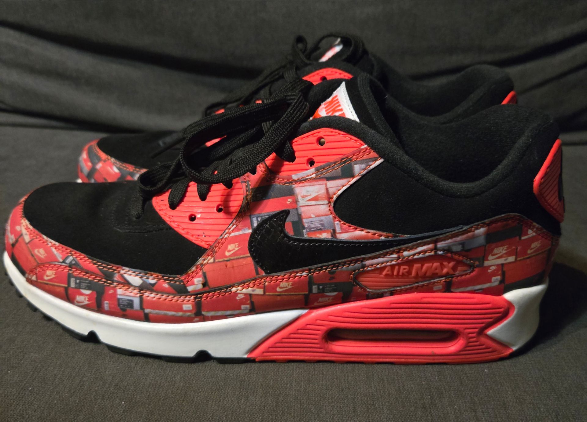 Nike Air Max 90 atmos We Love Nike (Bright Crimson) Size 11 $100