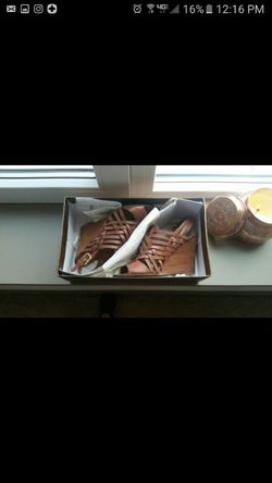 Genuine leather Franco Sarto wedges