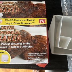 "Rapid Brownie Baker" as seen on TV 