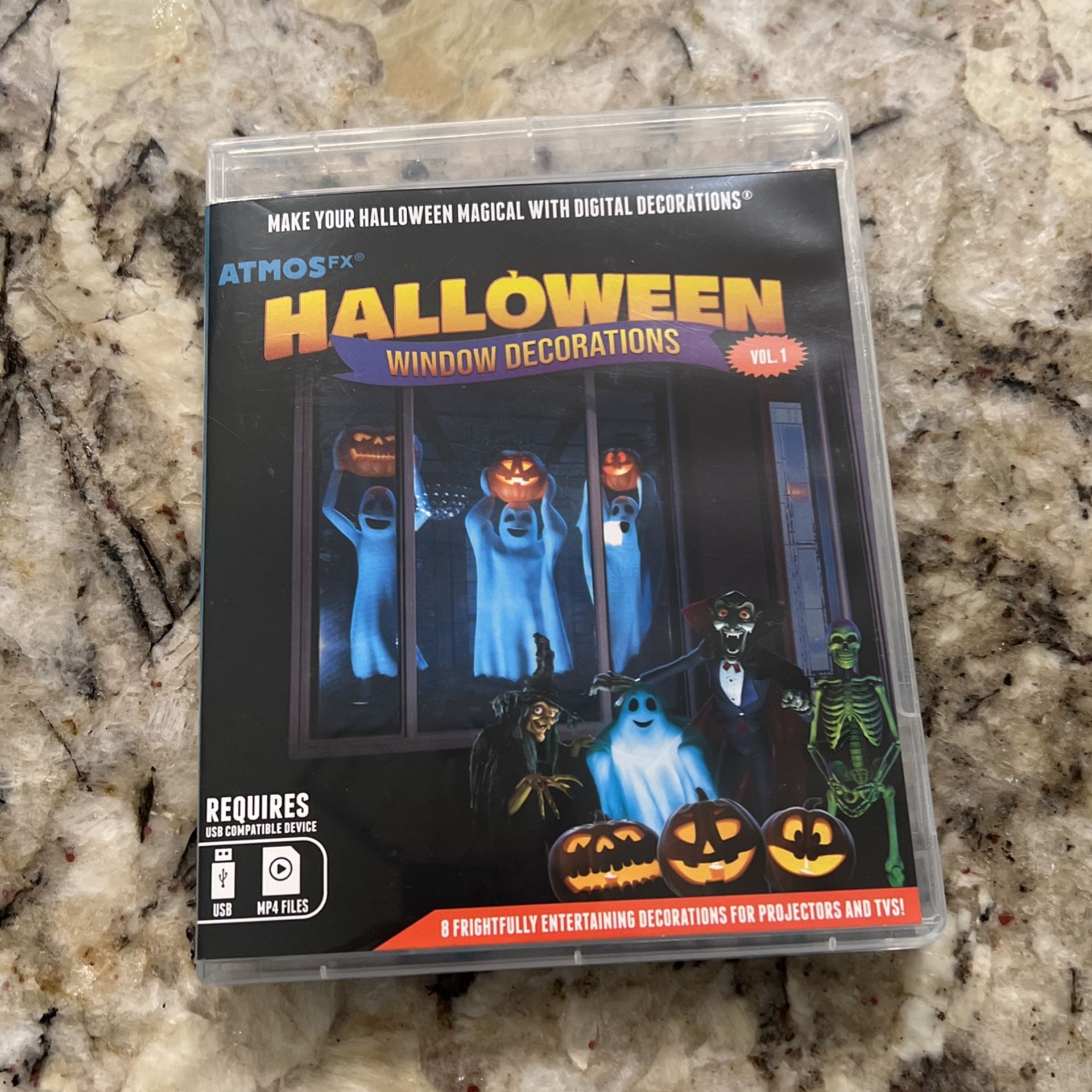 Halloween Window Decoration Usb