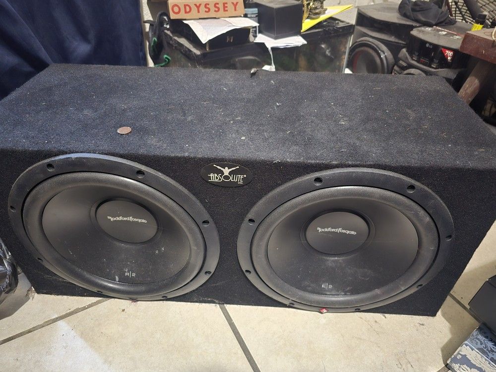 12in Subwoofer With Amp