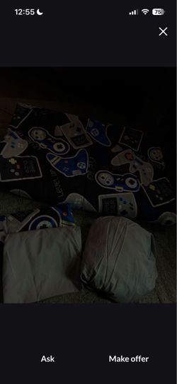 Gaming twin bed set