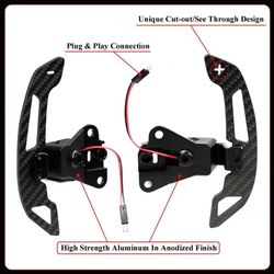 BRAND NEW LEXUS IS RC NX Toyota 86 Subaru BRZ Real Carbon Fiber Replacement Magnetic Paddle Shifter