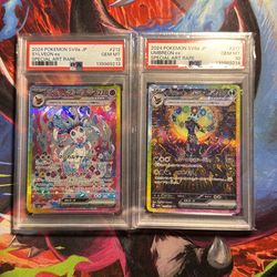 Umbreon + Sylveon sequential Psa 10