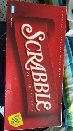 Scrabble cross word game