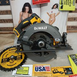 NEW DEWALT 60V BRUSHLESS CIRCULAR SAW TOOL 