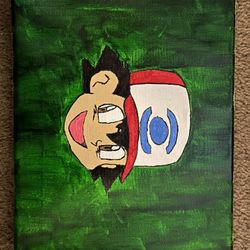 Hand painted Pokémon (Ash) Painting 