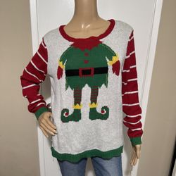 Women’s Elf Ugly Christmas Sweater