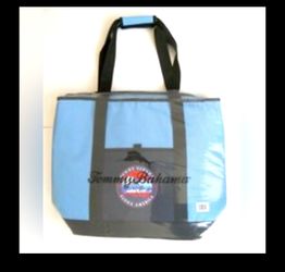 Tommy Bahama Canvas Insulated Cooler~~Aloha America Beach Tote Bag~17” x 20”~~