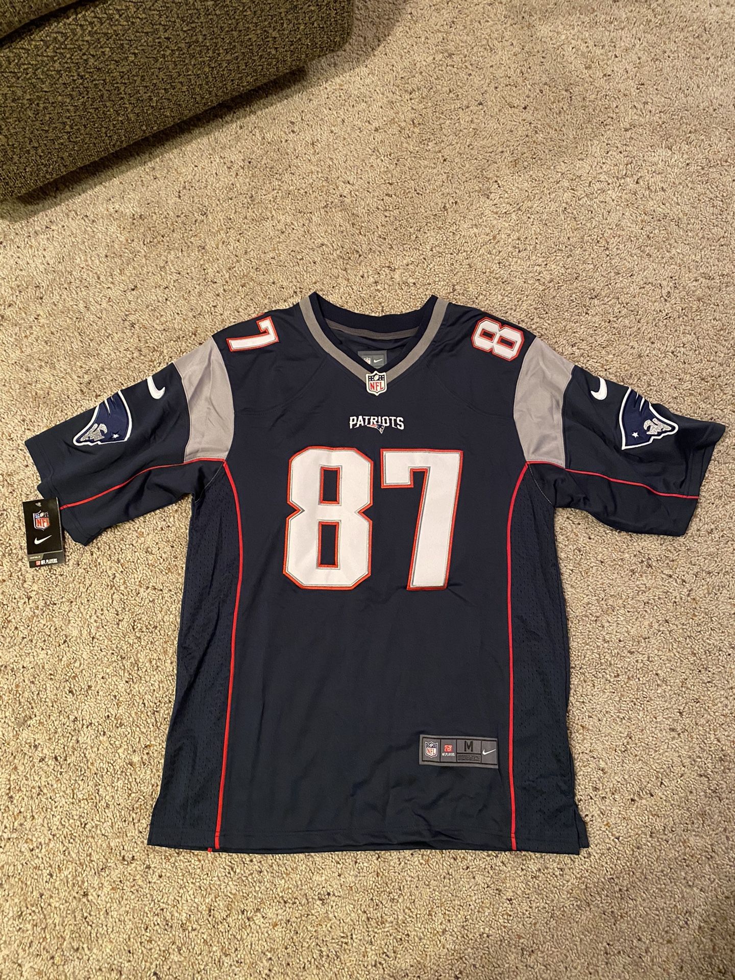 New England Patriots Jersey-Adult M-New With Tags