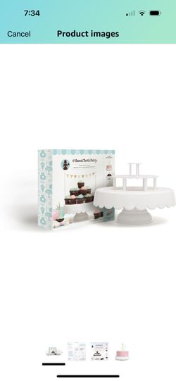 White Cake Stand Tier Cupcake Dessert Stand 