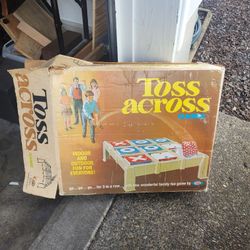 Vintage Toss Across Game In Box W/Instructions And Beanbags