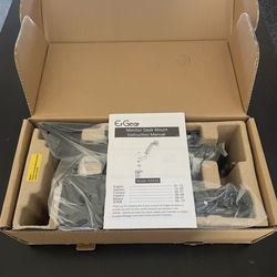 ErGear EGSS6 Single Monitor Mount, Monitor Arm Desk Mount for 13-32 Inch Computer Monitor Holds 19.8 lbs, Gas Monitor Stand for Desk with Swivel/Tilt/