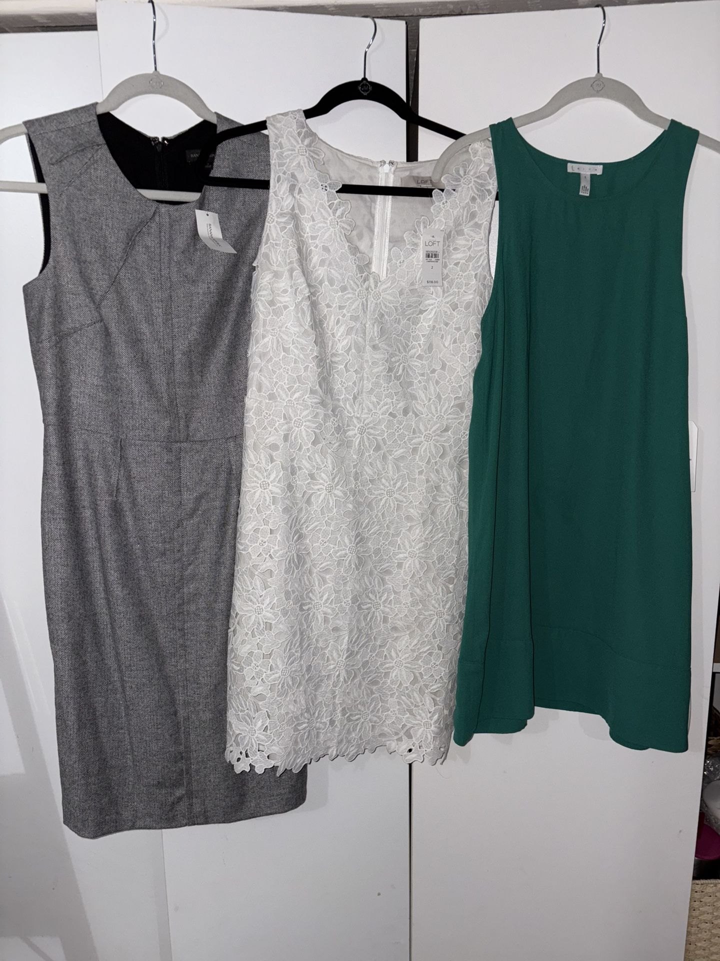 3 NWT DRESSES LOFT BANANA REPUBLIC LEITH SIZE SMALL 
