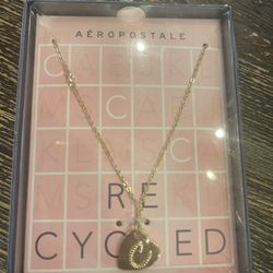Brand new Gold tone necklace - with initial C