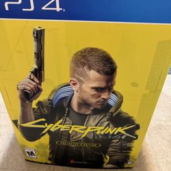 Rare Sony PlayStation 4 PS4 Cyberpunk Collectors Edition Video Game 
