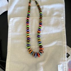 Necklace Multi Pastel Colors  Colored Stones