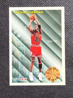 1993-94 Fleer #224 Michael Jordan Chicago Bulls HOF
