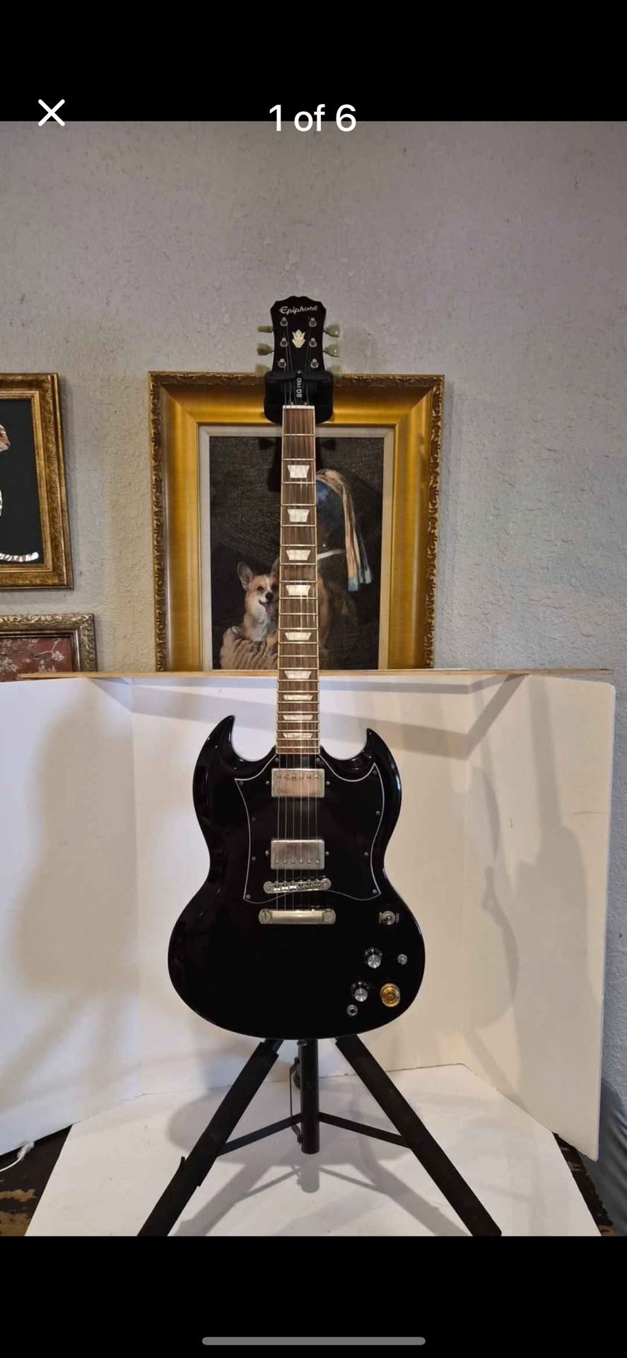 Epiphone Sg Pro Ebony