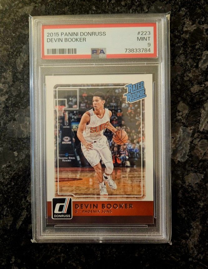 PHX SUNS DEVIN BOOKER GRADED PSA 9 ROOKIE CARD