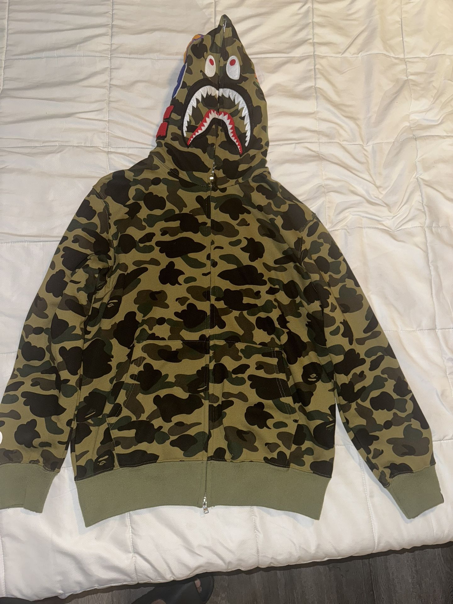 Green Camouflage BAPE HOODIE🔥‼️