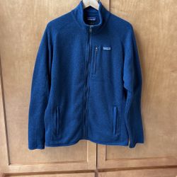 Patagonia Navy Blue Full Zip Better Sweater Men’s L